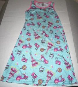 Girls Paris Night Gown Large 10/12 - Picture 1 of 5