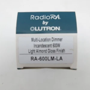 Lutron DIMMER SWITCH RADIO RA RA-600LM-LA LIGHT ALMOND HOME AUTOMATION - Picture 1 of 4