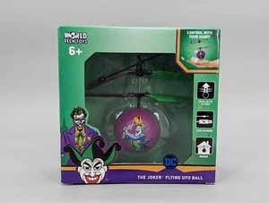 World Tech Toys DC The Joker Flying UFO Helicopter Ball USB Hand Controlled - Picture 1 of 8