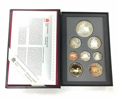 Royal Canadian Mint 1997 Proof Set - 25th Ann. Canada/Russia Hockey Series w/box - Image 1 of 4