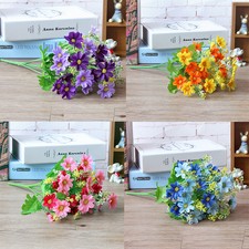 Künstliche Seidenblumen Gänseblümchen Kunstblumen Blumenstrauß Strauß Floristik