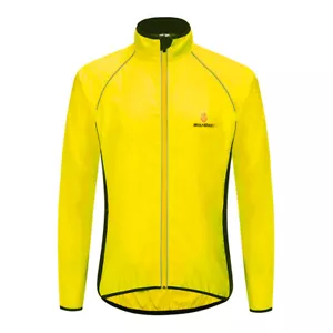 WOSAWE Men's Cycling Jerseys Windproof Waterproof Bike Jacket Bicycle Rain Coat - Picture 1 of 15