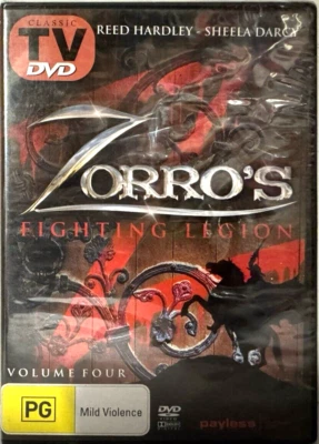 Zorros Fighting Legion Volume Four 4 Brand New Sealed DVD All Region - Image 1 of 3