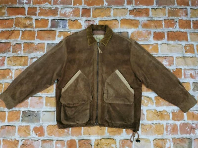 CHEVIGNON CHAQUETA DE CUERO VINTAGE MANTO JÄGER*DE ANTE*CASTAÑO*GR: L*TIP TOP - Imagen 1 de 4