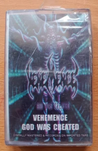 Vehemence God Was Created 2002 India Cassette Sealed Super Rare Death Metal - Picture 1 of 4