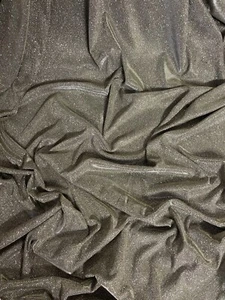1 mtr two tone silver/gold sparkly moonlight stretch dress fabric 58”wide - Picture 1 of 7