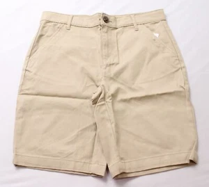 Old Navy Girl's School Uniform Twill Bermuda Shorts LB3 Rolled Oats Size 16 - Picture 1 of 3