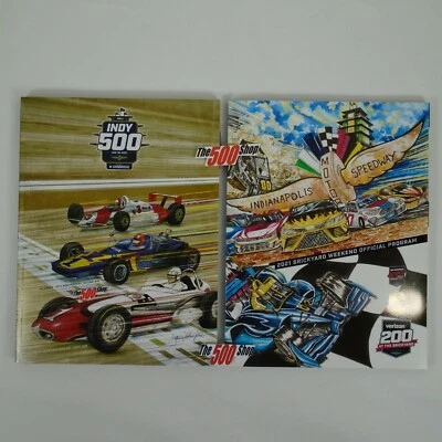 2021 Indy 500 Brickyard Week Program Verizon 200 Big Machine Spiked GP BC39 USAC - Image 1 of 4