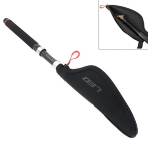 Waterproof EVA Telescopic Fishing Rod Tip Protecter Cover Fishing Pole Sleeve - Picture 1 of 11