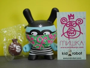 Kidrobot 3"Dunny 2006 Series 3 Mishka Bank Robber Vinyl Figure MIB - Picture 1 of 3