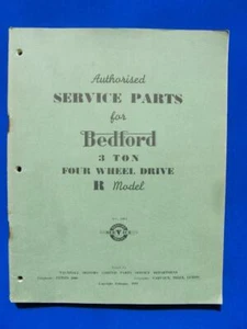 Bedford 3 Ton 4x4 R Model Service Parts Manual - Bild 1 von 3