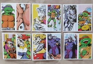 Teenage Mutant Hero Turtles Comic (Komplettset ungeschnittene Informationskarten) 1990  - Bild 1 von 2