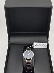 $995 MSRP | Movado Women's Classic Museum Blue Dial Swiss Made Watch - 0607235 - Picture 1 of 4