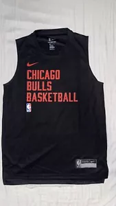 Nike NBA 23-24 Chicago Bulls Player Issued Sleeveless Practice Shooting Shirt - Picture 1 of 1