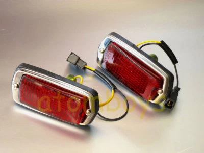 DATSUN 510 120Y B210 FAIRLADY 240Z 260Z RED SIDE TURN SIGNAL MARKER LIGHT LAMP - Изображение 1 из 3