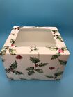 Christmas Cake Boxes 8 inches Vintage Holly  packs of 5, 10 or 20