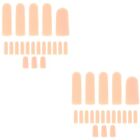  40 Pcs Reusable Finger Covers Nails Gel Cot Protective Case