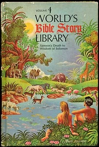VOLUME 4 WORLD'S BIBLE STORY LIBRARY SAMSON'S DEATH TO WISDOM OF SOLOMON HB GOOD - Picture 1 of 4