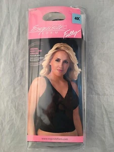 Sujetador con postura de encaje exquisite Form Fully para mujer #5107565 - negro - nuevo - Imagen 1 de 4