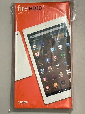 Amazon Fire HD 10 9th Generation Tablet 32 GB 10.1" 1080p full HD Display -White - Image 1 of 4