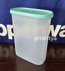 Tupperware Modular Mates Oval Container #4 with Flat Seal in Mint Green New
