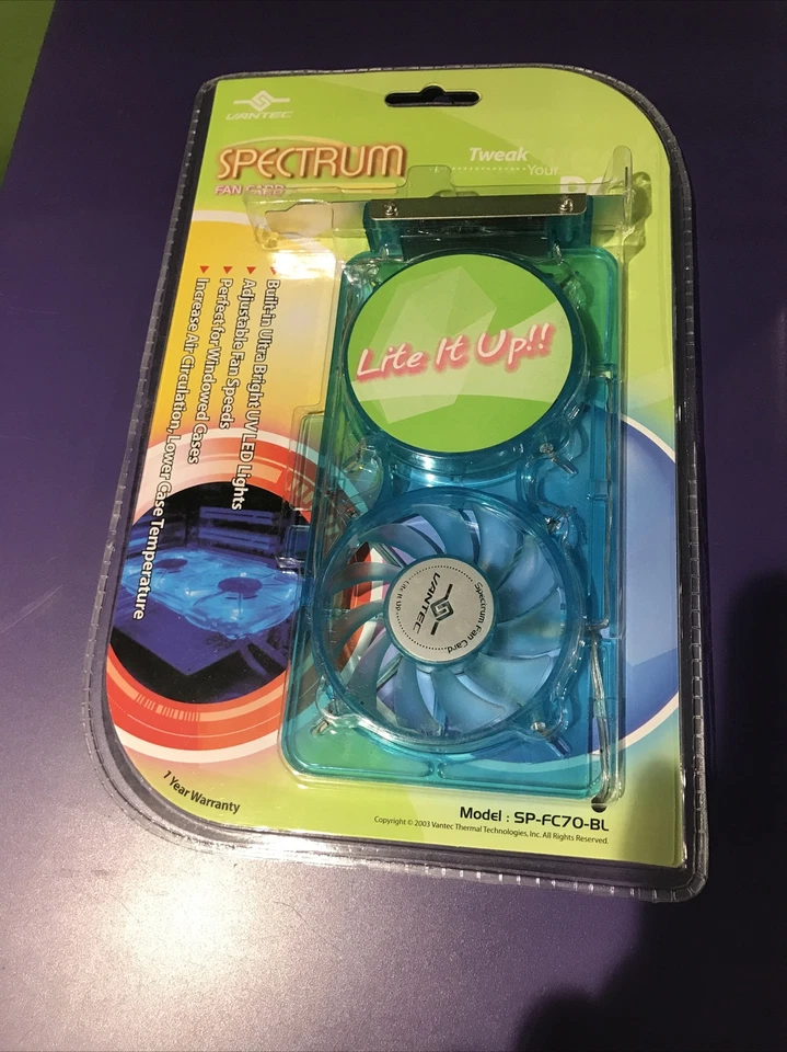 Vantec Spectrum Fan Card - Keep GPU EXTRA Air flow Foto 1 de 2