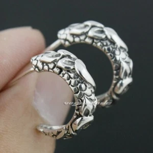 Claw Stud 925 Sterling Silver Earrings Fashion Charms Jewellery 8M018C - Picture 1 of 8