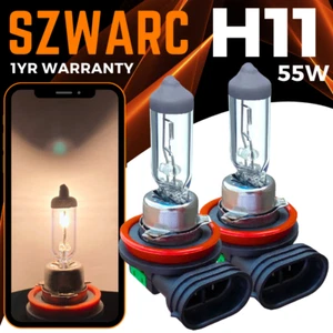 2x H11 Headlight Bulb 711 55w Car Fog Light Low Dipped Beam Lamp PGJ19 Bulbs 12v - Picture 1 of 10