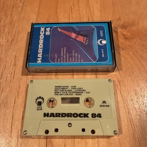 Hardrock 84 CASSETTE TAPE 1st Saudi issue black sabbath thin lizzy kiss dio rush - Bild 1 von 3