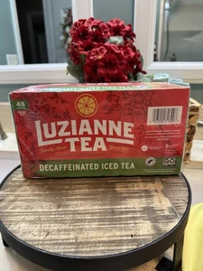 Luzianne Tea Bags Decaffeinated 48 Family Size Bags Sealed - Picture 1 of 2