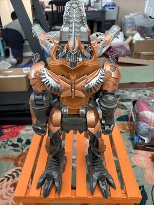 Transformers Age Of Extinction One Step Stomp &Chomp Grimlock 20" Figure Working - Image 1 of 4