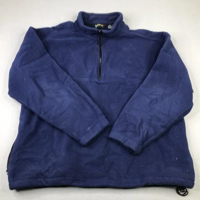 Pullover polar vintage Eddie Bauer EBTEK para hombre cuarto grande cremallera Polartec años 90 Foto 1 de 4