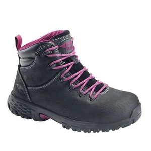 Avenger Women's 6" Flight Alloy Toe ESD Work Boot Black - A7472, Black - Picture 1 of 7