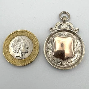 Vintage Sterling Silver 925John William Pellow Medal Pendant 7.5g - Picture 1 of 4