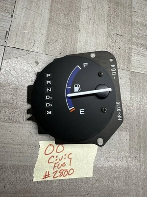 🔰❗️96-00 OEM Honda Civic EK tablero calibre clúster DX combustible gas indicador automático A/T Foto 1 de 3