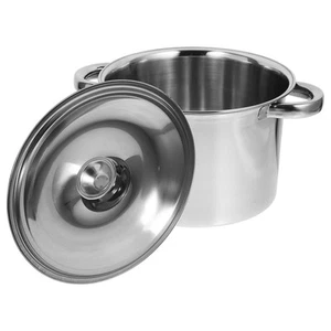 Thickened Soup Pot Household Boiling with Lid Stainless Steel Cooking - Picture 1 of 10