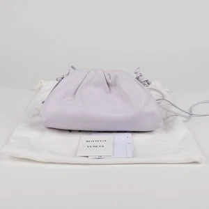 Bottega Veneta Mini Light Violet Leather Pouch Crossbody 585852 60845528 - Picture 1 of 10