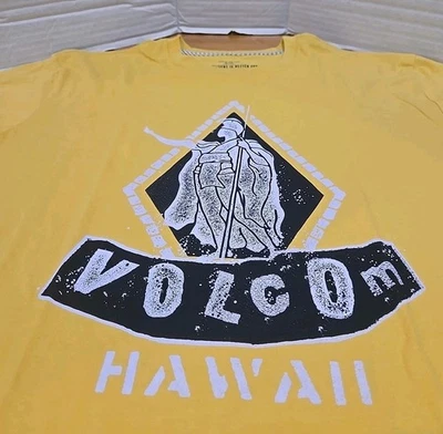 Volcom Hawaii Organic Cotton T-shirt Men's Sz XL Surf Skate Beach OG Old School  - Image 1 of 4
