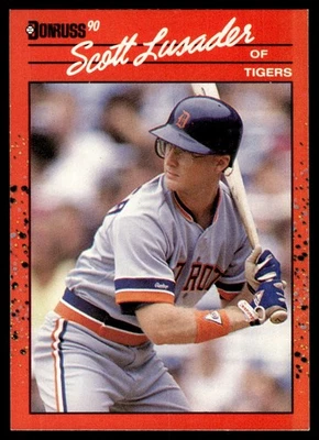 1990 Donruss Scott Lusader Detroit Tigers #696 - Image 1 of 2