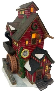 Vintage Holiday Time OLD GRIST MILL Lighted Christmas Village Collectibles House - Picture 1 of 9