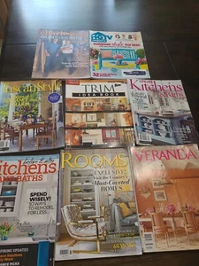 Home Decorating Magazines lot of 8 HGTV Veranda Tuscan Style & others - Picture 1 of 16