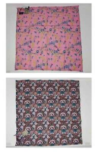 NEW WOMENS J CREW SQUARE SCARF BANDANA IN LIBERTY PRINT PINK LARKSPUR / PRIMROSE - Picture 1 of 12