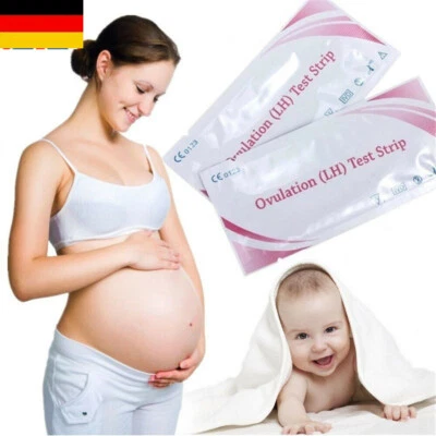 100x Ovulationstest Streifen 10miu/ml LH Eisprung Ovulation Test Damen Fruchtb/ - Bild 1 von 4