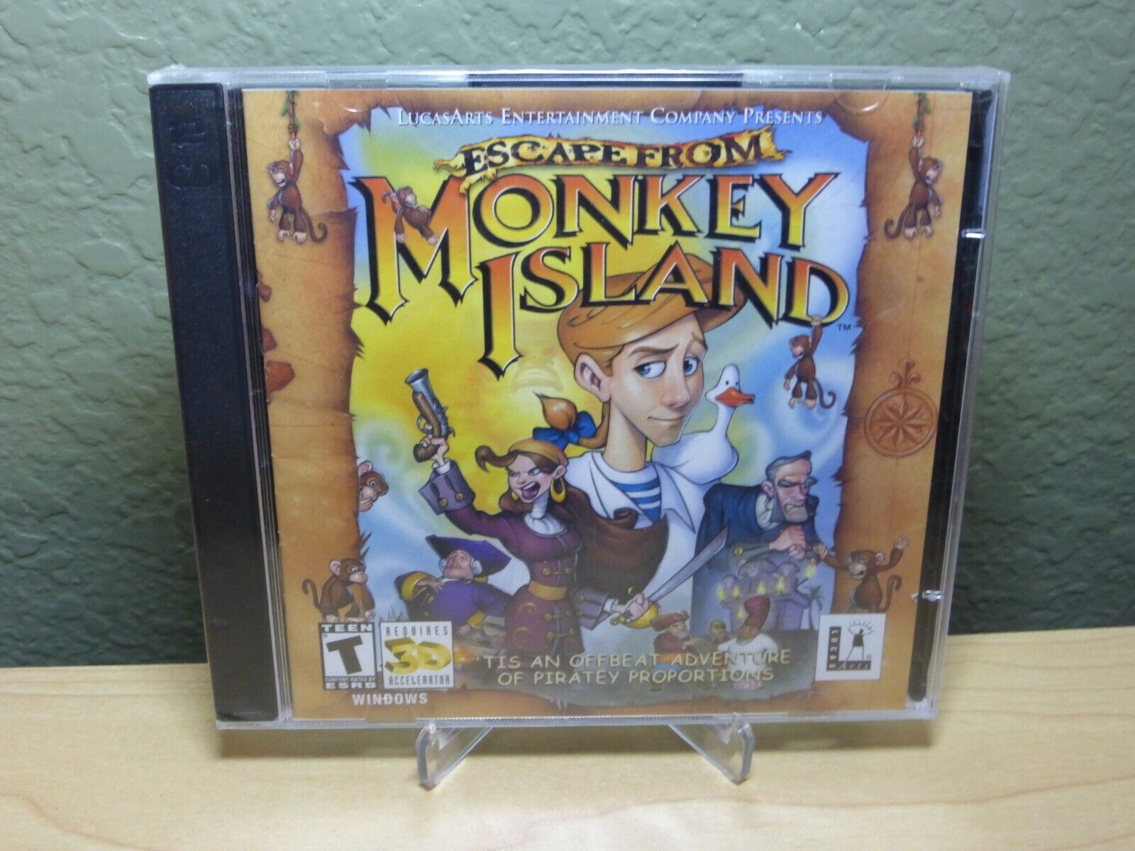 Escape From Monkey Island PC Windows CD-ROM 2 Discs LucasArts Brand New Sealed