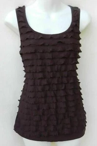 Neu mit Etikett Ann Taylor LOFT burgunderrot ärmellos Stufen Damen Bluse Top Gr. S - Bild 1 von 1