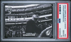 Jasson Dominguez 2024 Topps Black & White RC 67 Yankees PSA 10 GEM Mint Rookie - Bild 1 von 2