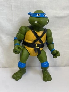 TMNT 1989 Leonardo Gigante 13" Grande Figura Vintage Teenage Mutant Ninja Turtles - Foto 1 di 10