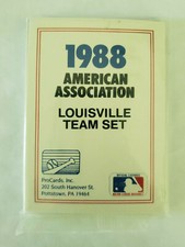 1988 PROCARDS LOUISVILLE REDBIRDS (CARDINALS) TEAM SET