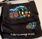 Walt Disney World Mickey Mouse 2010 Triple Bag cross body purse detachable pouch