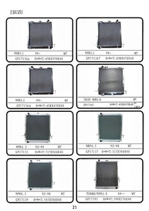 RANGE OF ISUZU TRUCKS ALUMINUM RADIATOR N SERIES F SERIES , READ DESC - Picture 1 of 4